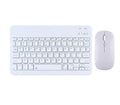 Bluetooth keyboard for tablets and PCs in various colours including white, green, and pink