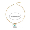 Pearl pendant necklace with non-fade textured Natural White finish, European and American style
