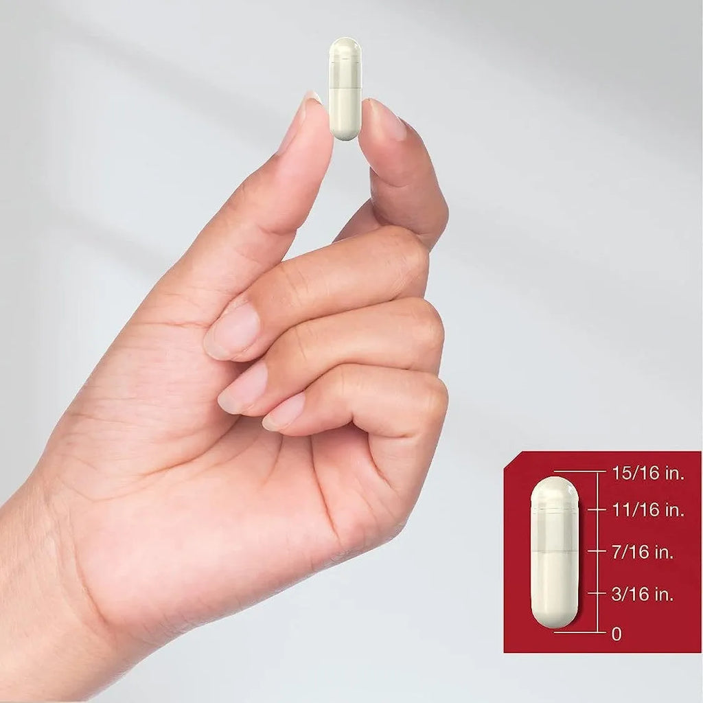 Bottle of apple cider vinegar capsules containing 150 tablets as dietary supplement