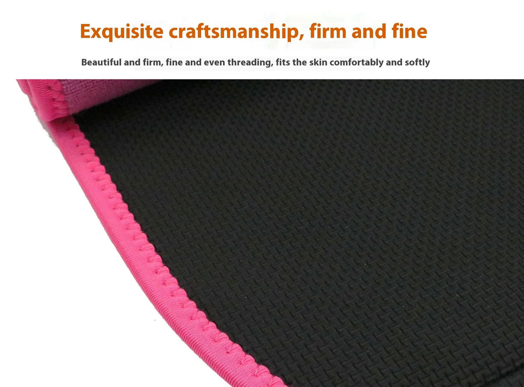 Neoprene hot lumbar support belt for fitness and running in black, blue or pink colours