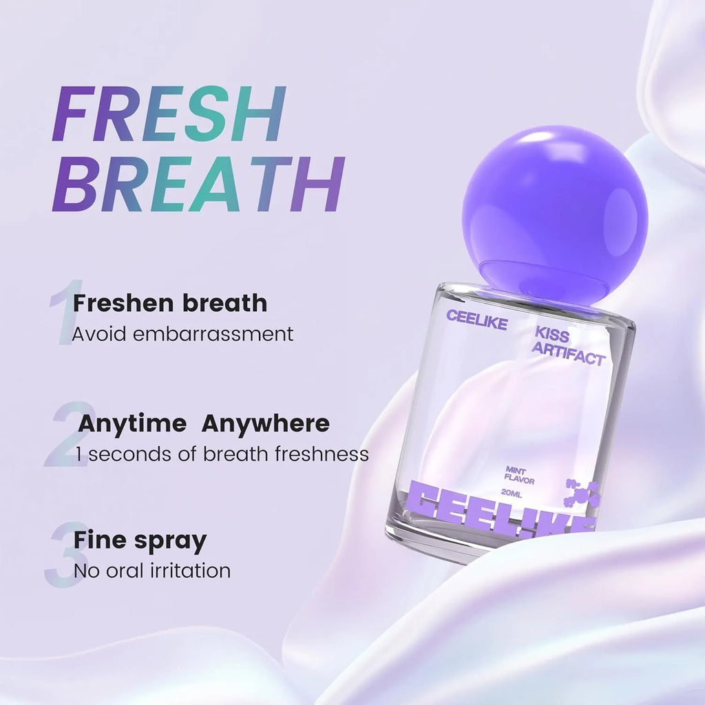 20ml portable oral spray bottle for hydrating probiotic care