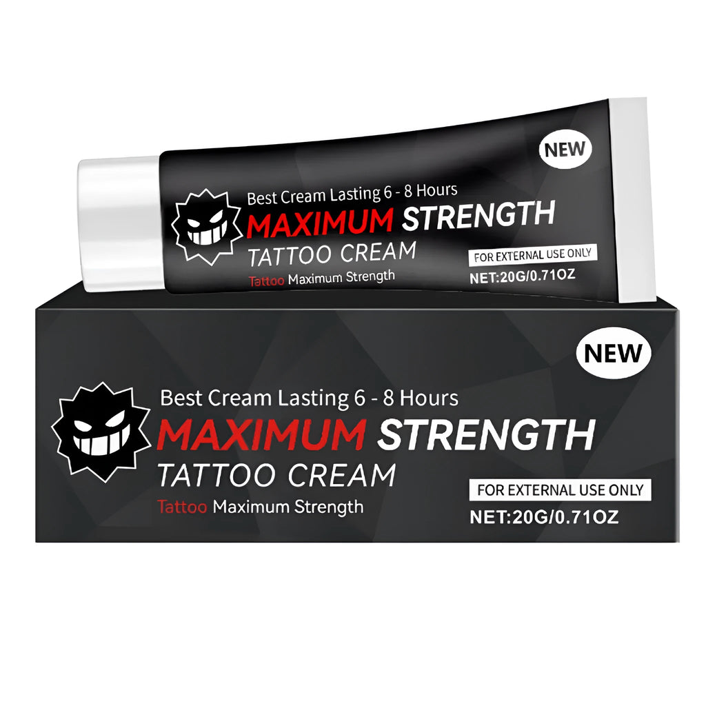 Tattoo care gel 20g tube with aloe vera and vitamin E for tattoo aftercare