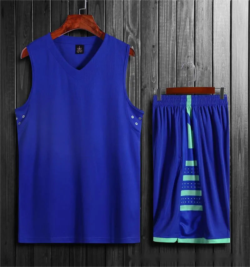 White polyester sports vest for basketball and running training
