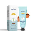 30ml bottle of Curdling Sunscreen Liquid Foundation in a box showing shade options: Dark Skin, Ivory White, Natural Color.