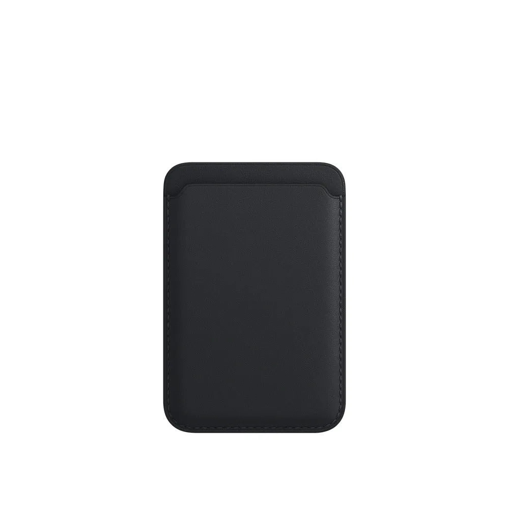 MagSafe compatible iPhone wallet case with magnetic card holder in PU leather