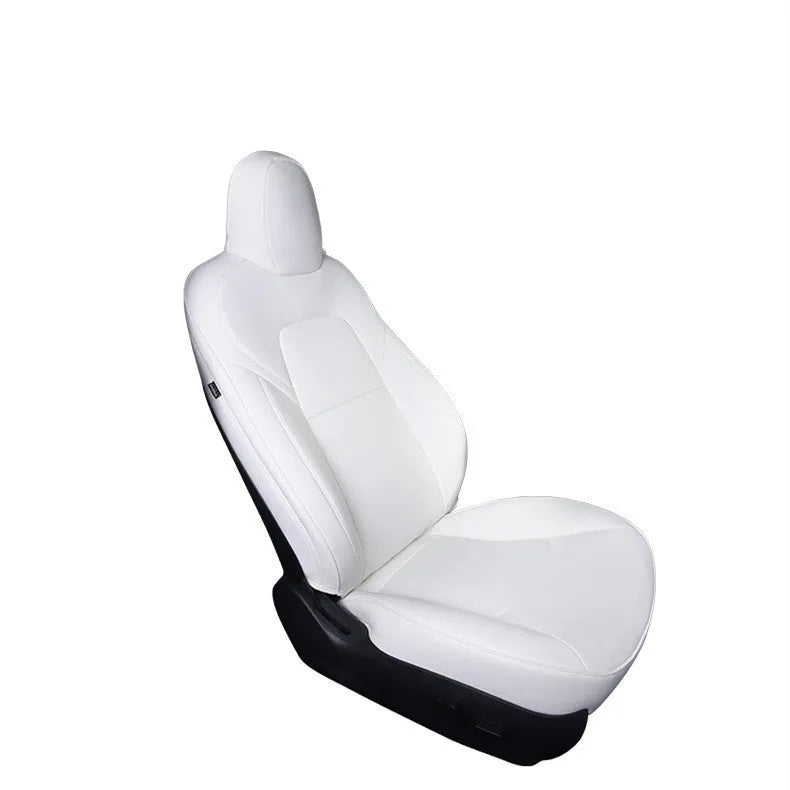 Tesla Model 3 and Model Y PVC car seat cover interior package in black or white colour