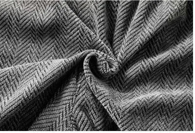 Straight-leg fleece-lined trousers with elastic waistband in light grey, dark grey, and black colours
