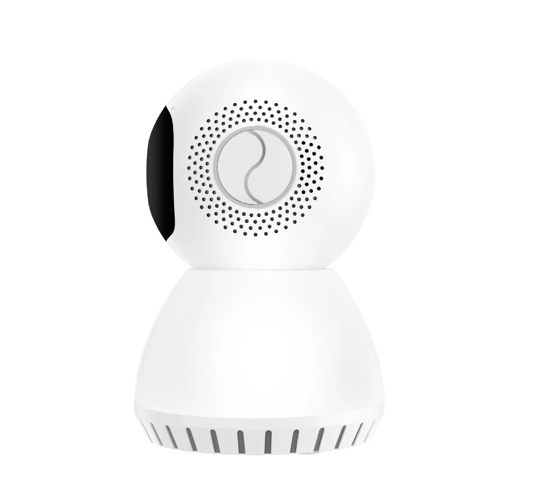 Black dual-frequency wireless monitor camera with 1080p HD resolution for home security