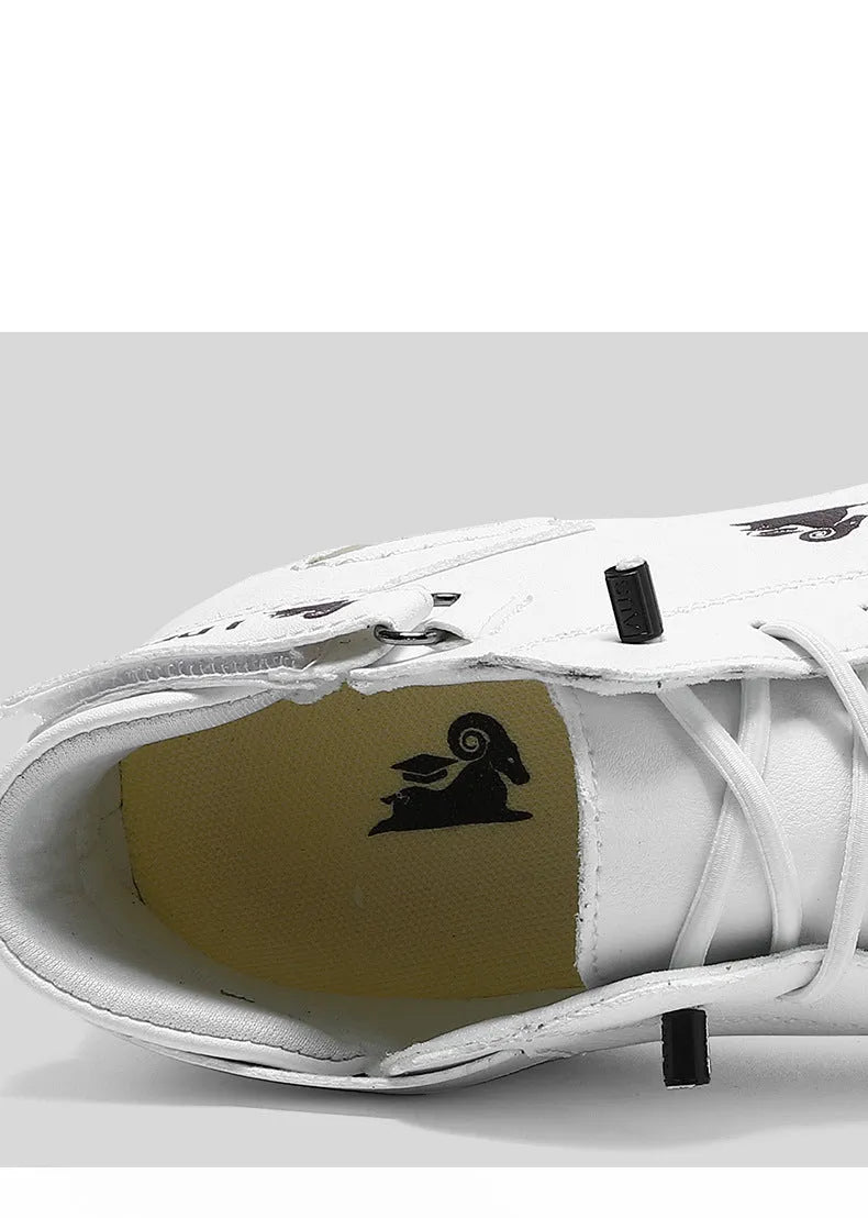 High top men's casual shoes in khaki colour with microfiber upper and rubber sole