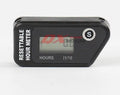 Black waterproof LCD maintenance reminder timer for ATV motorcycle motorboat and generator