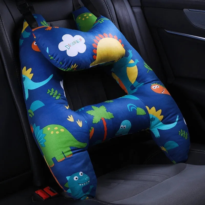 55x70cm car headrest pillow with pearl cotton filling in various pattern options