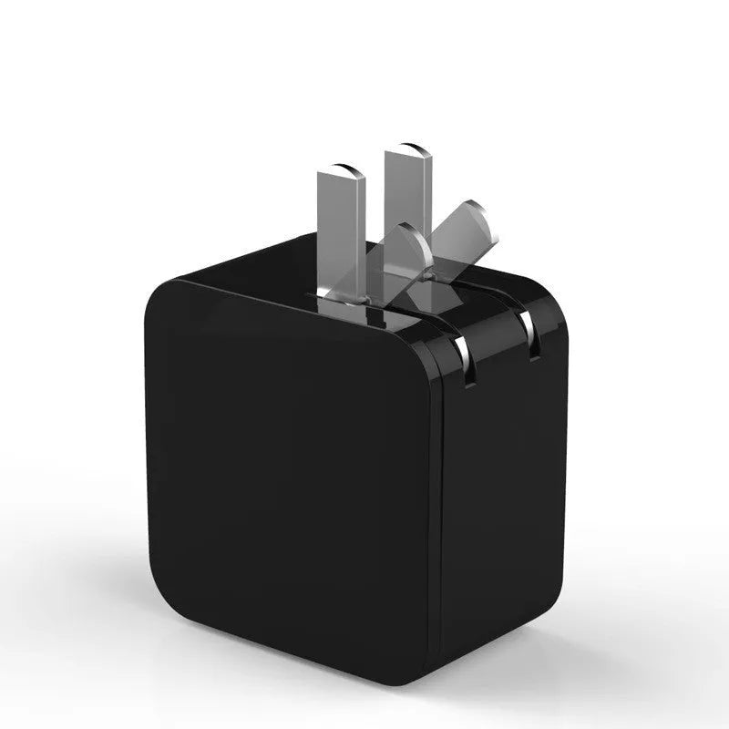 5V 2.4A dual USB fast charging wall travel adapter with digital display showing voltage output