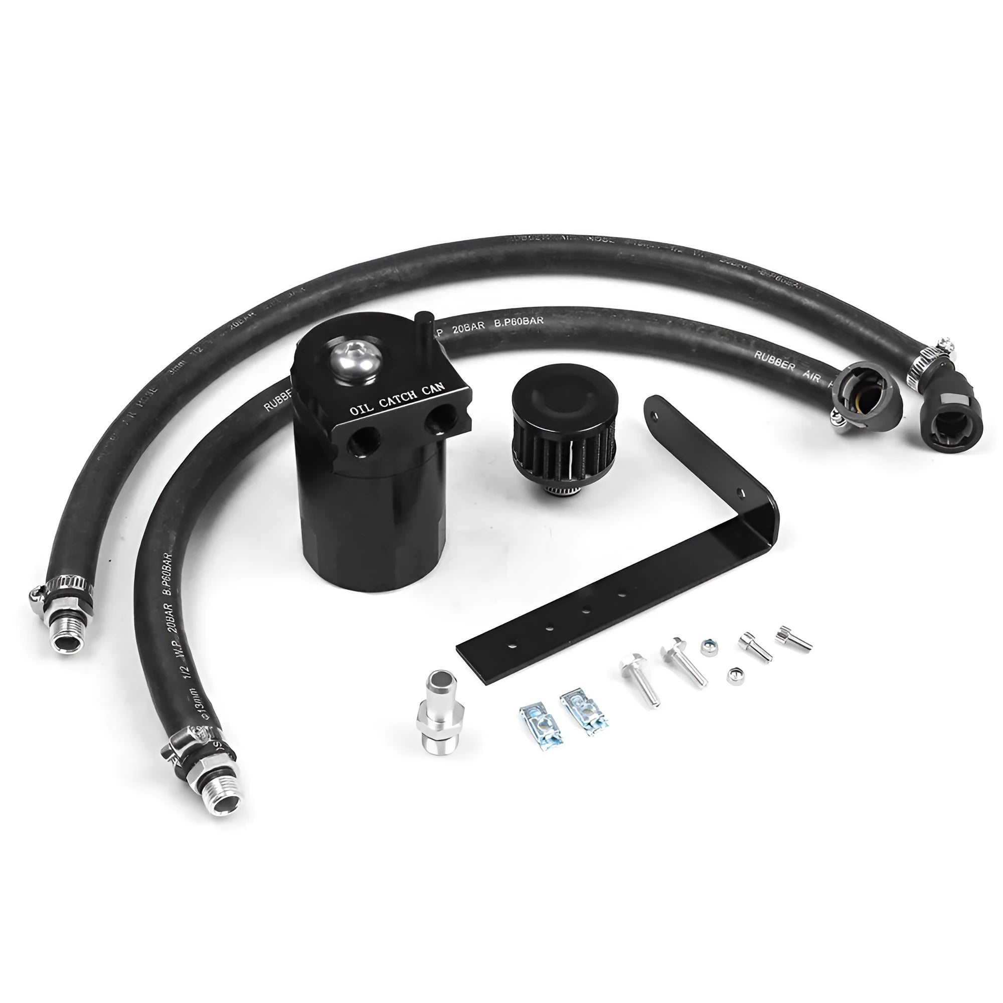 Aluminum alloy oil separator for Ford Expedition in black, blue, red, and silver colour options