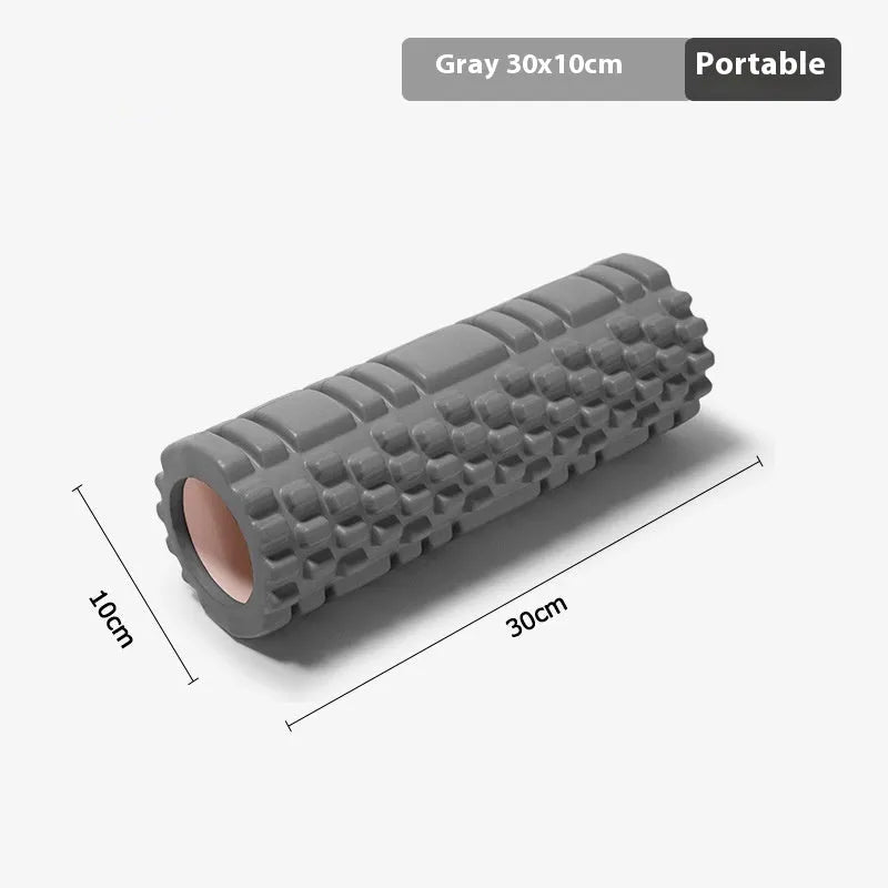 A solid-colour EVA foam roller for fitness and muscle massage, shown in one of the available sizes.