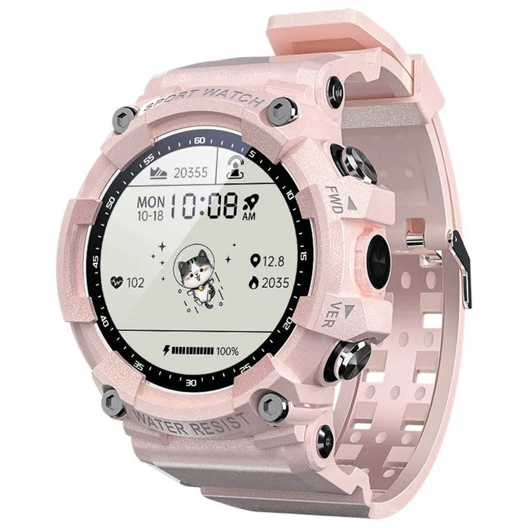 ATTACK 3 IP67 waterproof smart sports watch with round colour screen on wrist