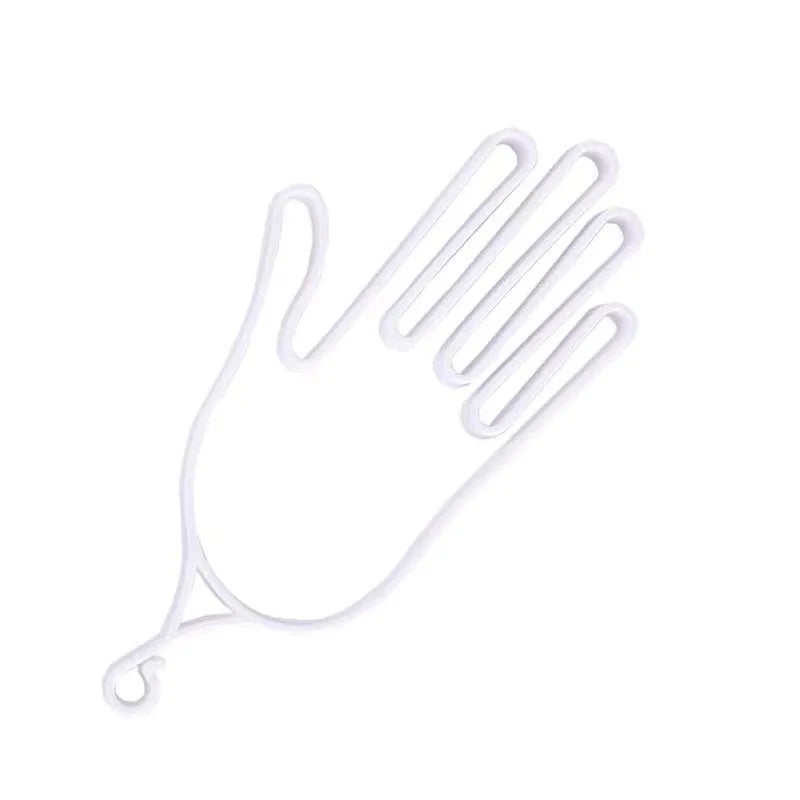 ABS plastic glove display stand for golf and shooting sports in red colour