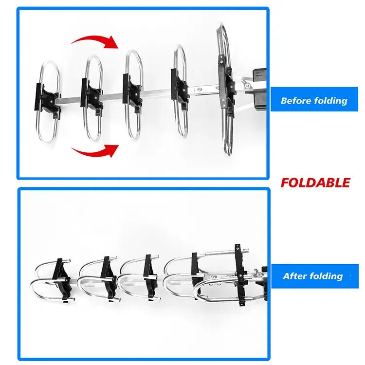 GR-1002 outdoor rotatable television antenna for digital TV reception