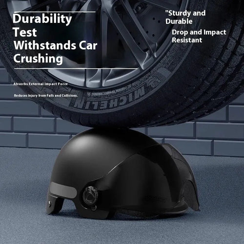 3C certified electric motorcycle helmet with polypropylene shell and sun visor in multiple colour options