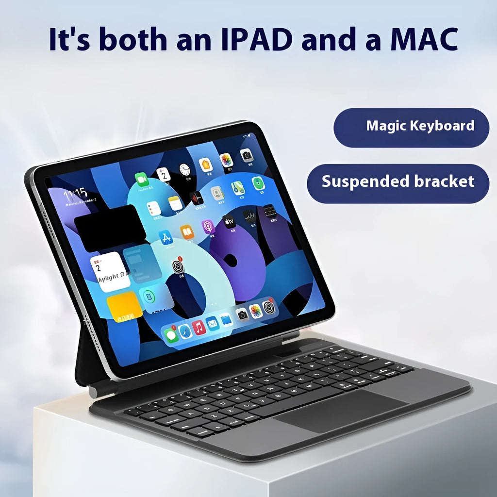 iPad Bluetooth wireless keyboard with magnetic protective sleeve in multiple colours