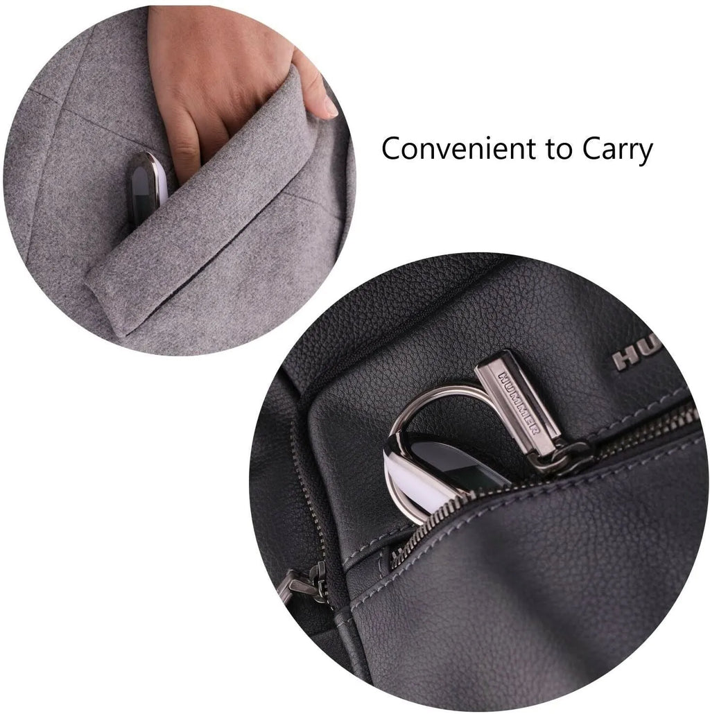 Portable silver LCD digital luggage scale with belt and backlit display showing weight in kg