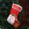 American-style non-woven fabric Christmas stocking pendant in elk, old man, or snowman design