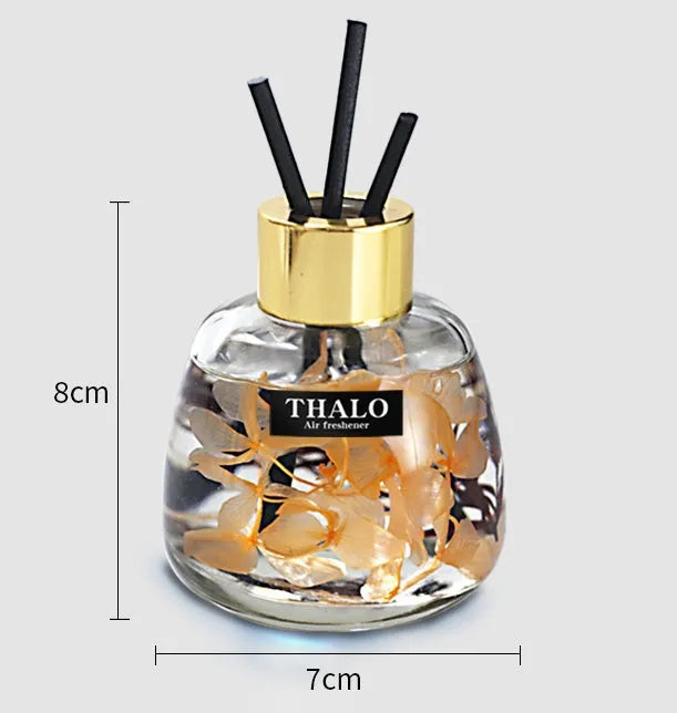 Glass bottle car perfume ornament for loose incense aromatherapy in creative automotive decoration design