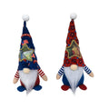 Faceless baby doll and Rudolf reindeer Christmas ornament set with cloth candy bags