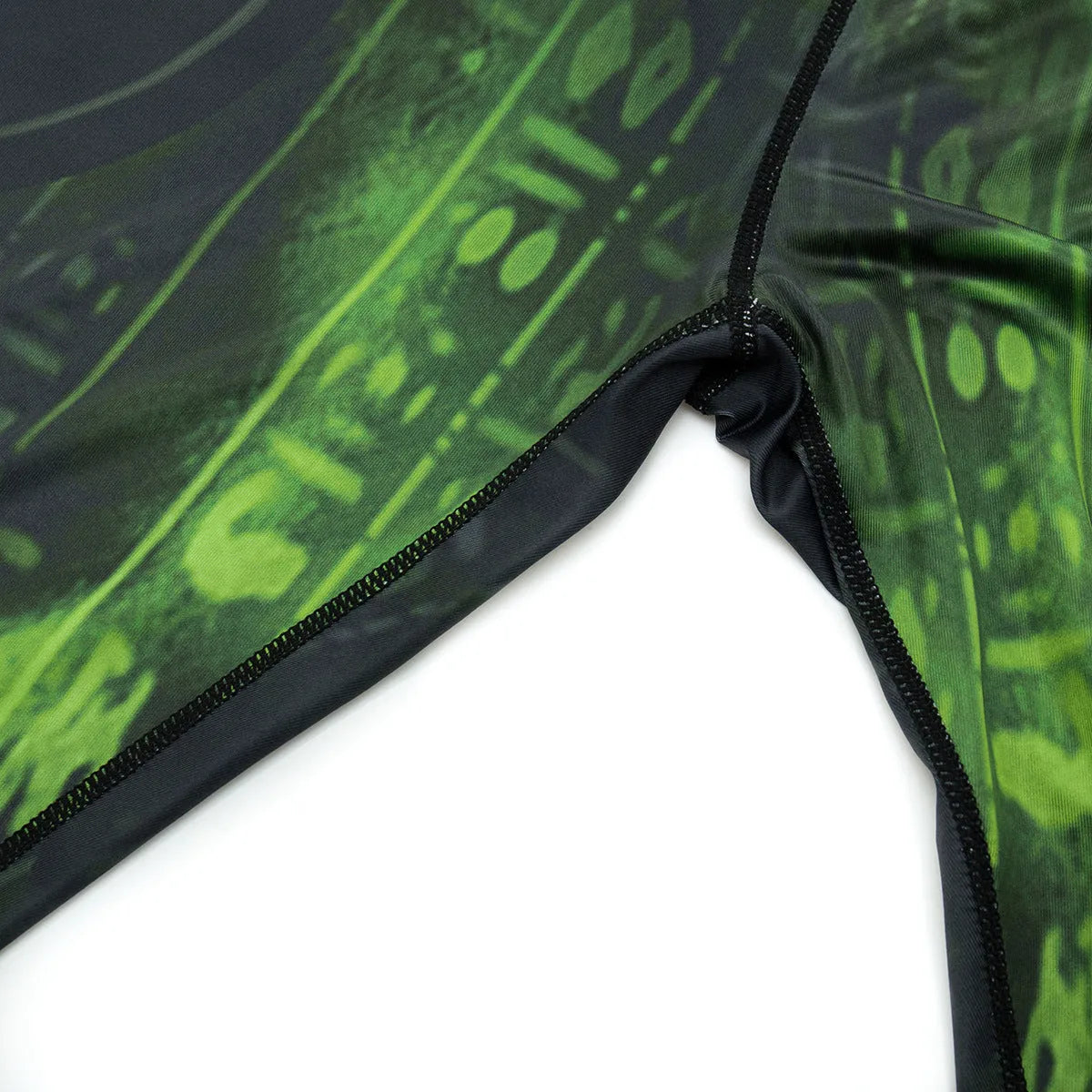 Men's slim-fit ZF016 print sports suit with long sleeve top and trousers for running and fitness.