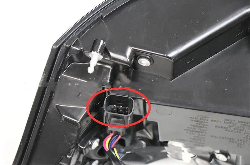 Pair of LED brake light assemblies for Toyota car rear bumper, IP66 rated