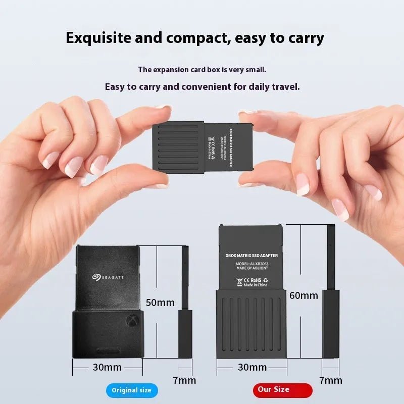 Aluminium alloy hard disk switching box and screwdriver for Xbox Series X and S consoles