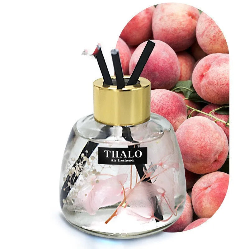 Glass bottle car perfume ornament for loose incense aromatherapy in creative automotive decoration design