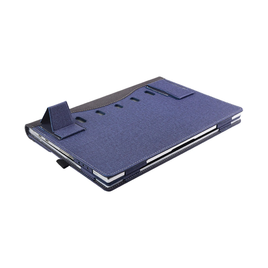 Black imitation leather protective laptop sleeve for Microsoft Surface Laptop 6