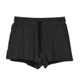 Men's quick-drying nylon shorts in white and black colours with sport leisure styling