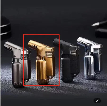 HB805-1 metal windproof punch lighter in black gold grey silver colours