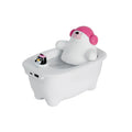 White desktop USB air humidifier with large water tank and control buttons.