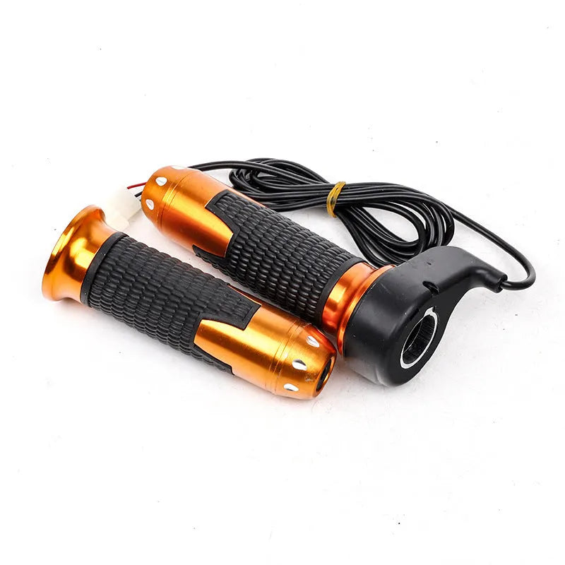 Three-wheel electric car accelerator handle with three-speed rotating control in plastic construction