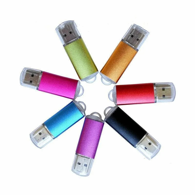 Software encryption USB dongle with metal shell in multiple colours including black, blue, and red.