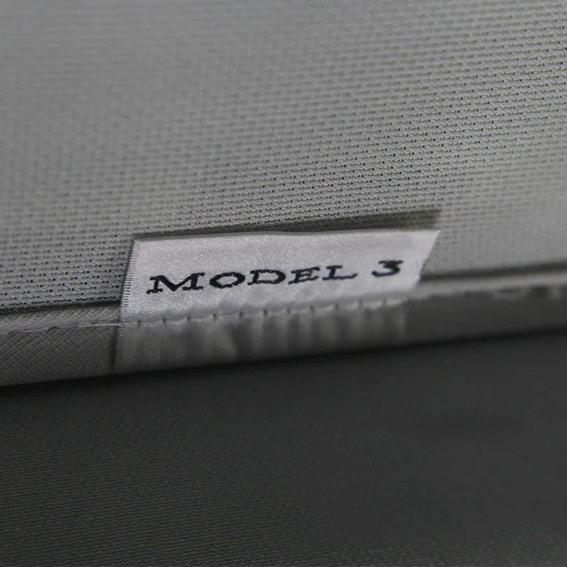 Tesla sun shade nylon mesh front windshield sunscreen for Model 3 and Model Y with buckle installation black colour option