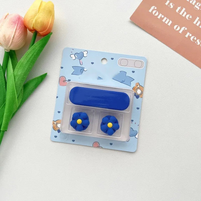 Cartoon magnetic protection data cable fixer for desktop magnetic hubs in various colours