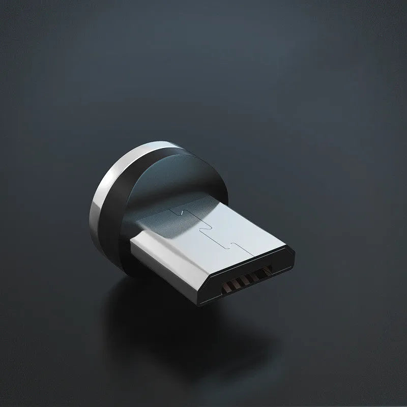 Magnetic data cable with breathing light in various colours and lengths for Apple and Android phones