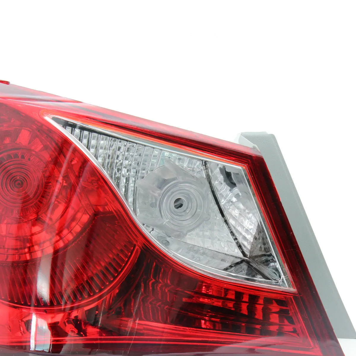 Hyundai Sonata 2011-2014 outer tail light half assembly with red lens and ABS+ALU housing