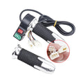 Three-wheel electric car accelerator handle with three-speed rotating control in plastic construction