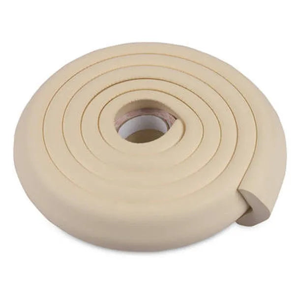 Anti-collision corner protector strip for baby safety, 2m length, 8cm width, colour beige
