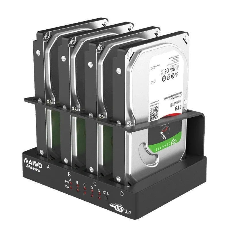 K305BU3S external hard disk expansion dock with four bays for 2.5 inch drives