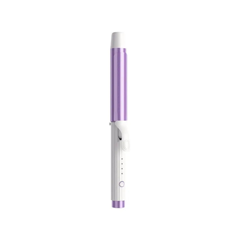 Anion big wave curling iron with four gear thermoregulation in pink and purple plastic body