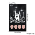 Set of 24 simple black French style false nails with a short almond shape on a clean background.