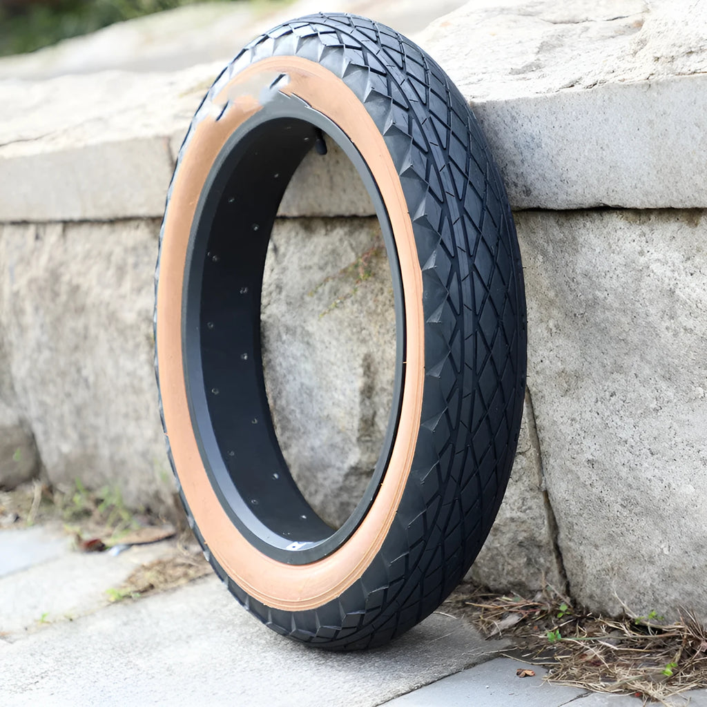 Brown skin edge tyre for snowmobile and electric beach car with 20x4.0 dimensions