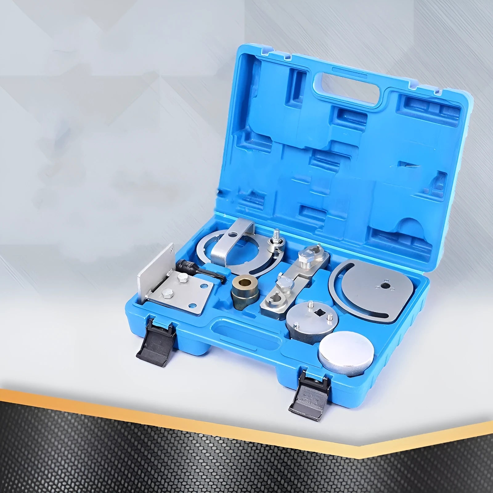 Volvo Land Rover engine timing tool kit with 8 carbon steel tools for cylinder head alignment