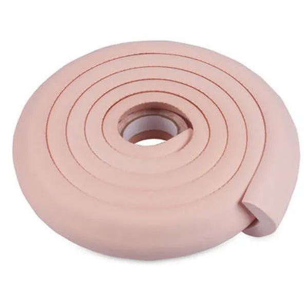 Anti-collision corner protector strip for baby safety, 2m length, 8cm width, colour beige