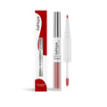 Double-ended lip liner and lip lacquer pen in three colour shades.